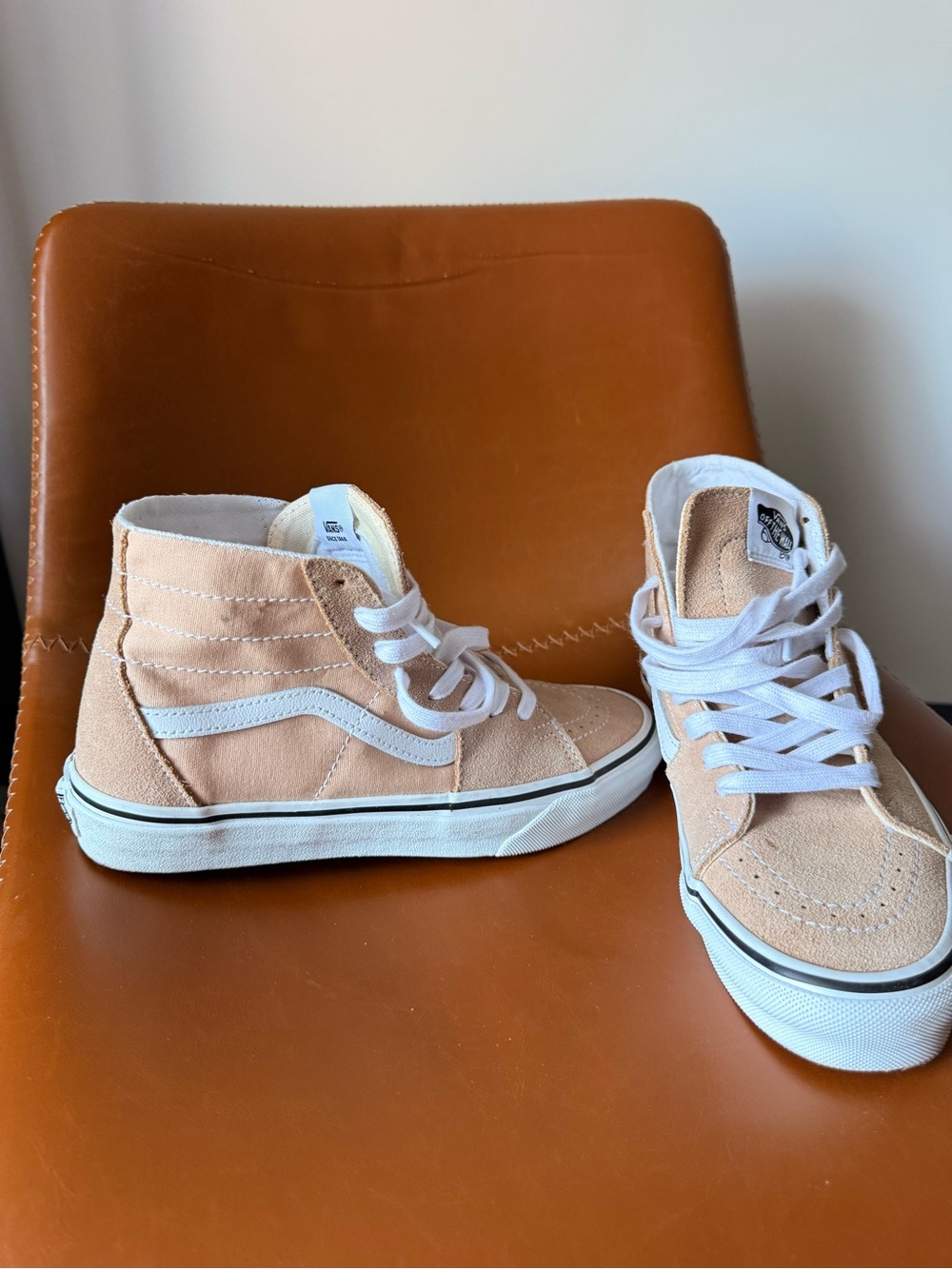 Vans Sk8-Hi Taos Taupe Suede High Tops Women's 9.5 Men's 8